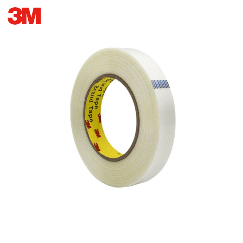 3M 8915耐高溫?zé)o痕纖維膠帶單面條紋強(qiáng)力玻璃纖維膠帶