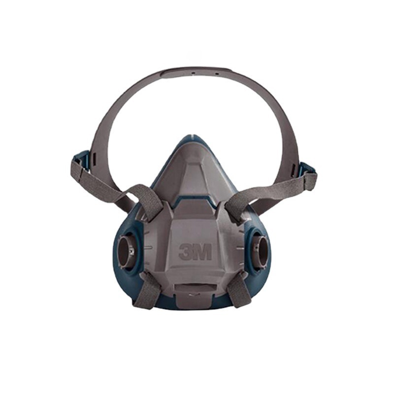 3M 6502QL快扣版防塵毒噴漆面具硅膠半面型實(shí)驗(yàn)室防護(hù)半面罩